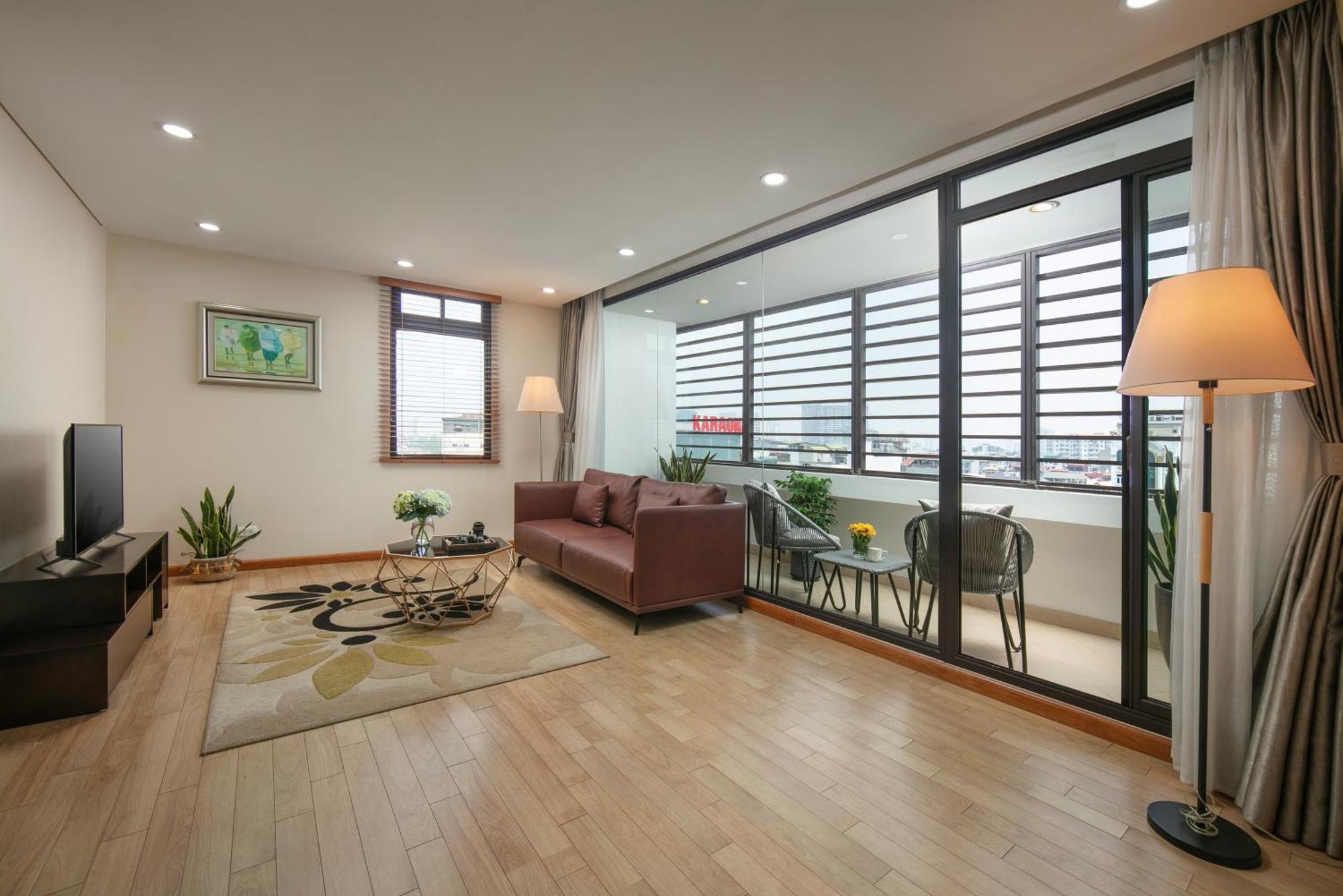Hb Serviced Apartment - 121B Quan Hoa Hanoi Bagian luar foto