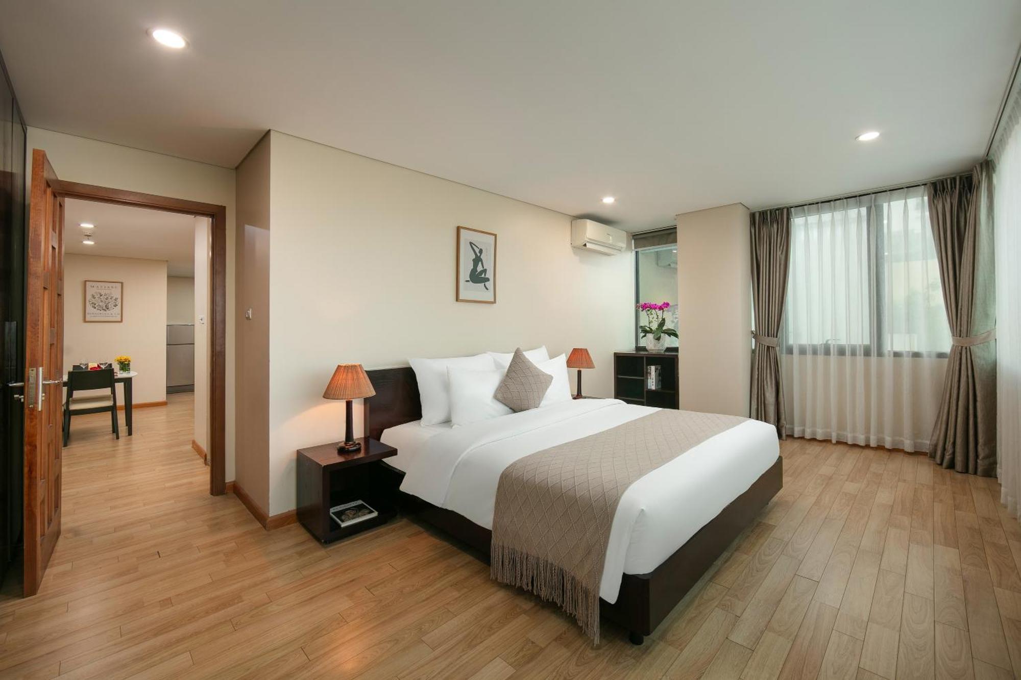 Hb Serviced Apartment - 121B Quan Hoa Hanoi Bagian luar foto